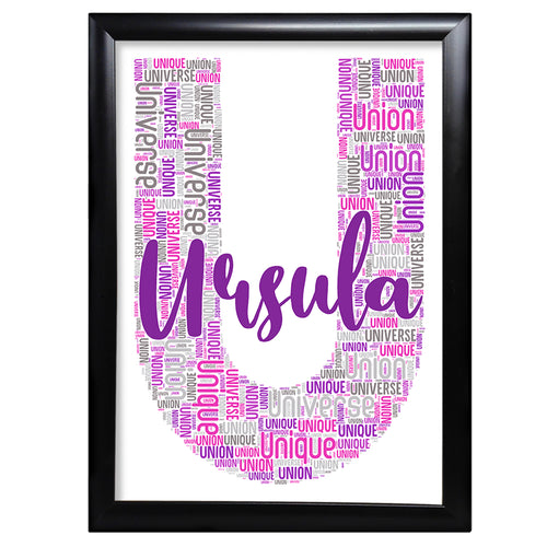 Name Gifts Letter Keepsake For Mum Nanny Auntie Sister Cousin Friend For Her - U