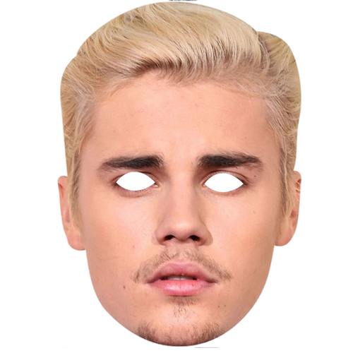 Justin Bieber Mask Fancy Dress