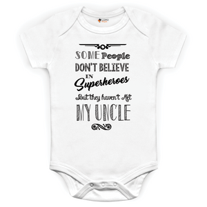 Baby Grows Uncle Hero Christmas Baby Shower Gifts Boys Girls Sizes