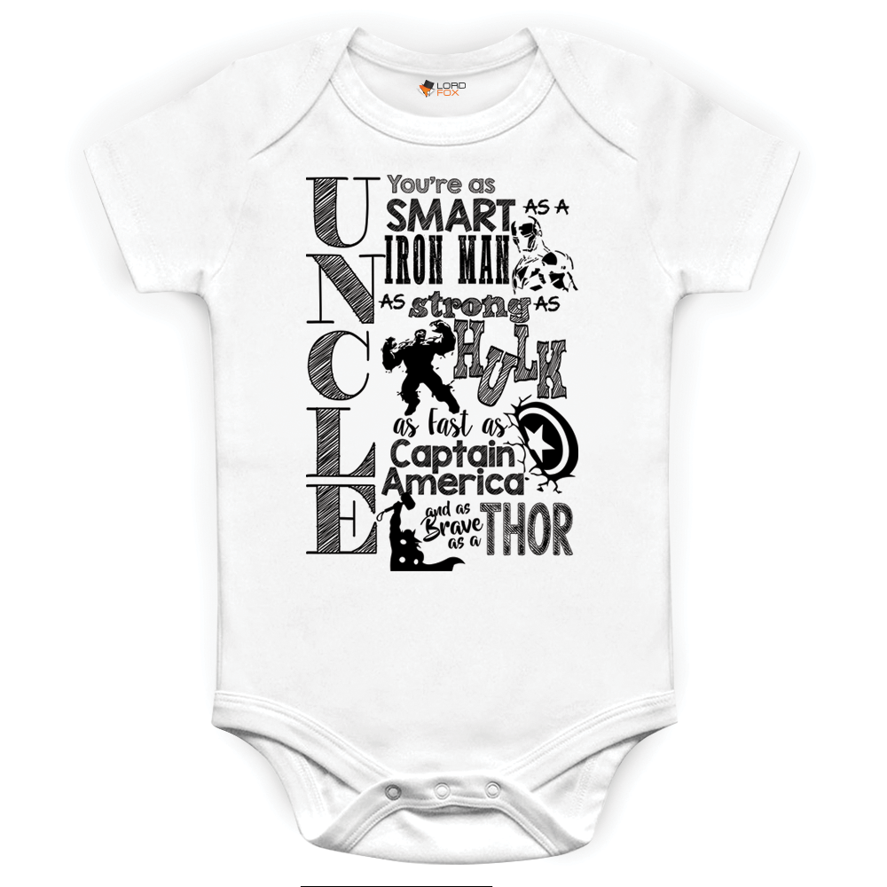 Baby Grows Marvel Uncle Hulk Thor Christmas Gifts Boys Girls Sizes
