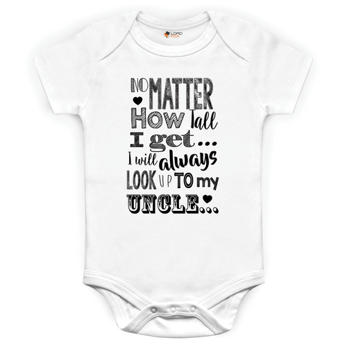 Baby Grows Look Up To Uncle Christmas Baby Shower Gifts Boys Girls