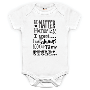 Baby Grows Look Up To Uncle Christmas Baby Shower Gifts Boys Girls