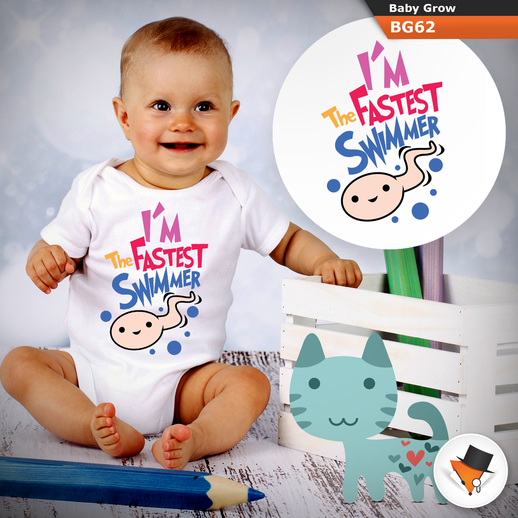 Baby Grows Swimming Sperm Funny Christmas Gifts Presents Boys Girls