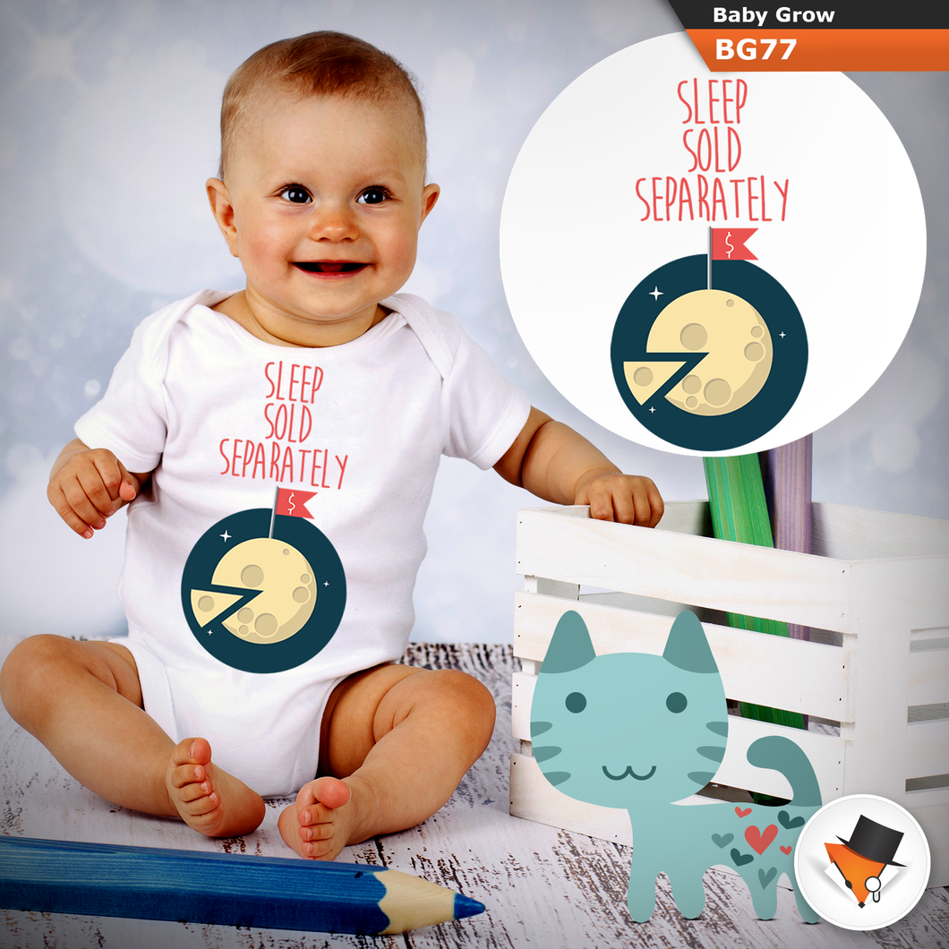 Baby Grows Sleep Sold Seperately Funny Christmas Gifts Presents