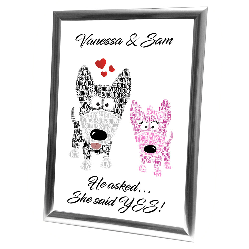 Gifts For Girlfriend Christmas Present Mrs Word Art Print Or Card Unique Birthday Anniversary Thank You Wedding Engagement Keepsake Her Husband Boyfriend Girlfriend Wife Engagement