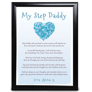 Stepfather Gifts, Take My Hand In Yours For Step-Dad - LordFox.com