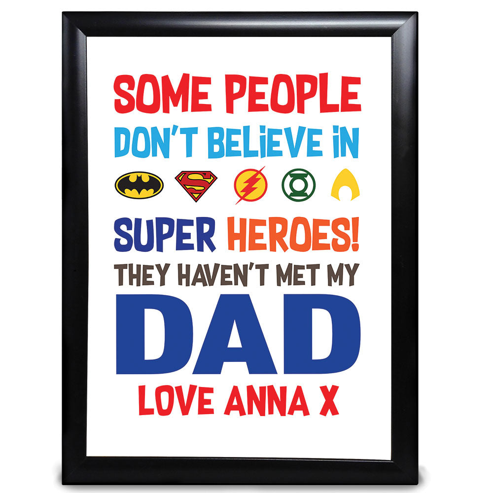 Father Gifts, Some People Don’t Believe In Superheroes With Batman, Superdad - LordFox.com