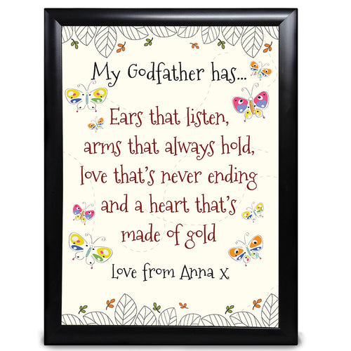 Godfather Gifts, A Heart That’s Made Of Gold Present - LordFox.com