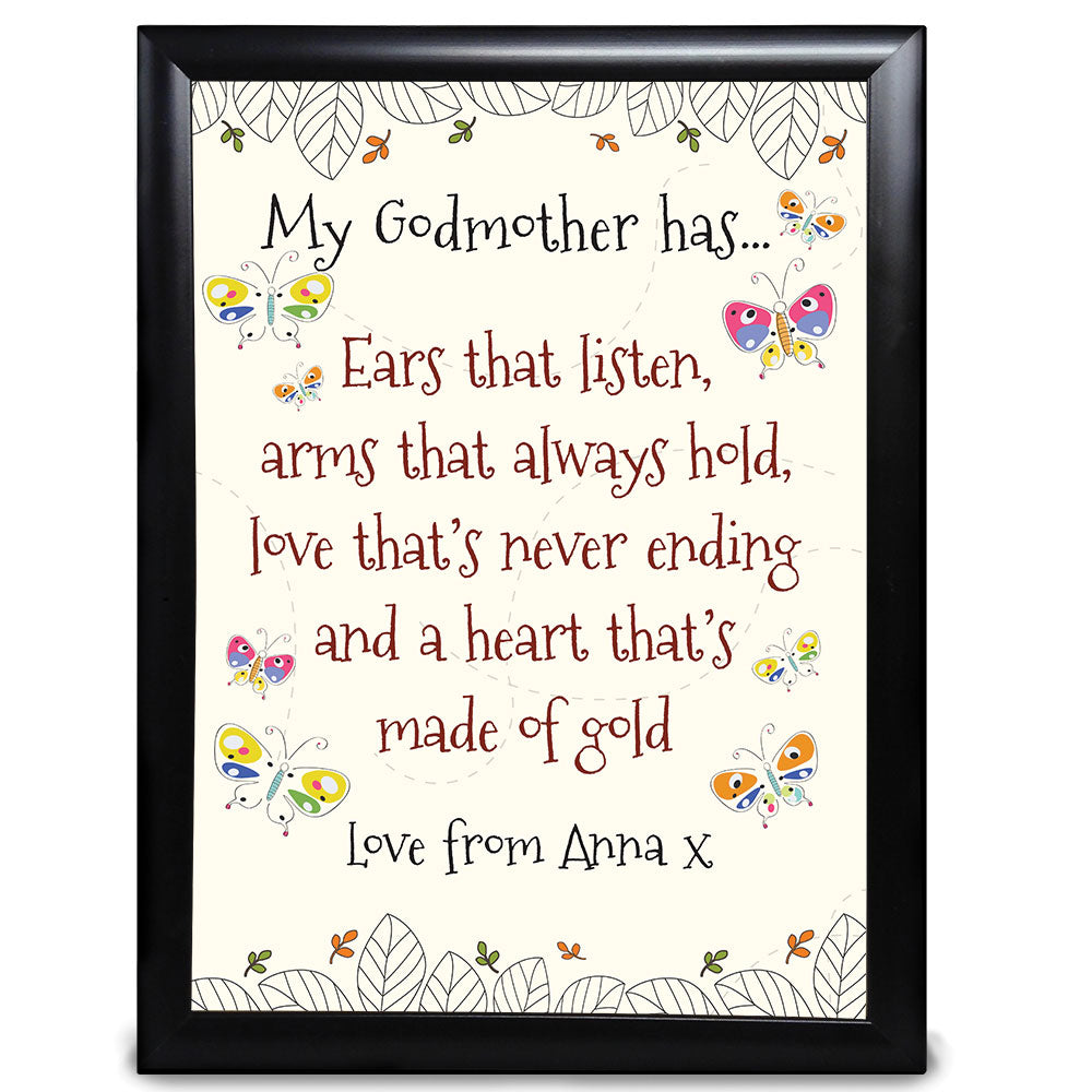 Godmother Gifts, A Heart That’s Made Of Gold Present - LordFox.com