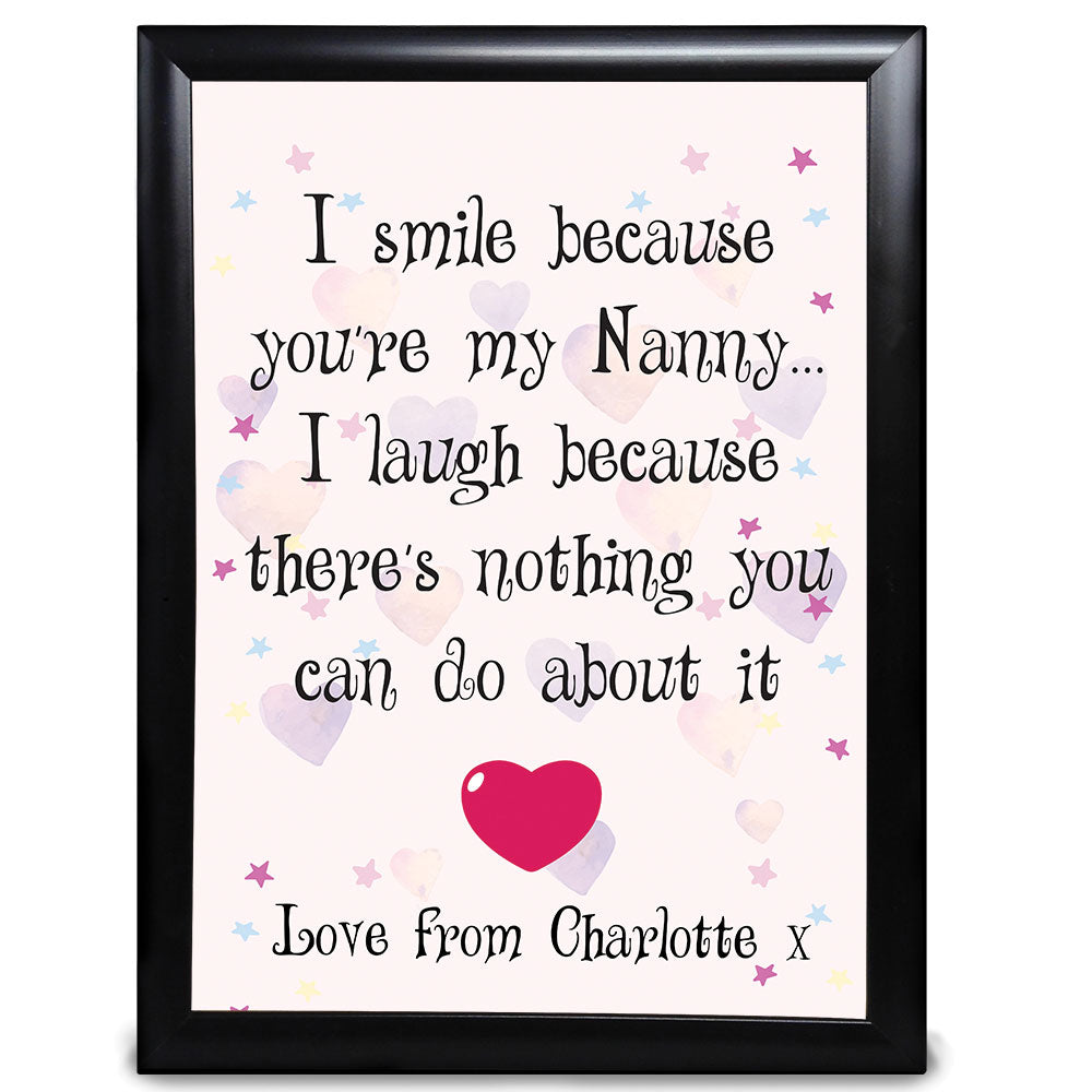Grandmother Gift Because You?re My Nanny I Laugh Because There?s Nothing You Can Do About It - LordFox.com