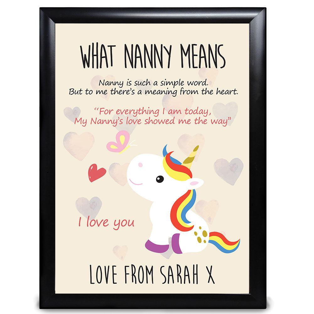 Grandmother Gifts, What Nanny Means Present - LordFox.com