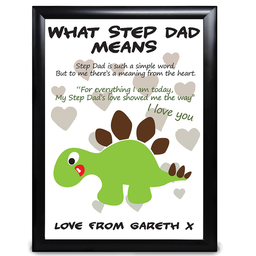 Stepfather Gifts, What Step Dad Means Present - LordFox.com
