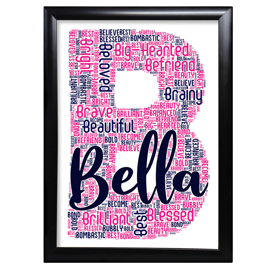 Name Gifts Letter Keepsake For Mum Nanny Auntie Sister Cousin Friend For Her - B