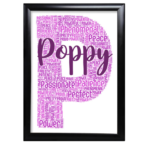 Name Gifts Letter Keepsake For Mum Nanny Auntie Sister Cousin Friend For Her - P