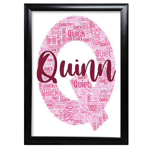 Name Gifts Letter Keepsake For Mum Nanny Auntie Sister Cousin Friend For Her - Q