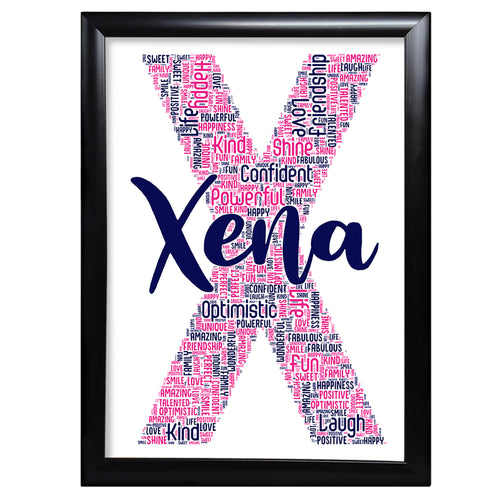Name Gifts Letter Keepsake For Mum Nanny Auntie Sister Cousin Friend For Her - X