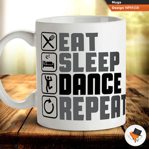 Eat sleep dance repeat dancer cher raver