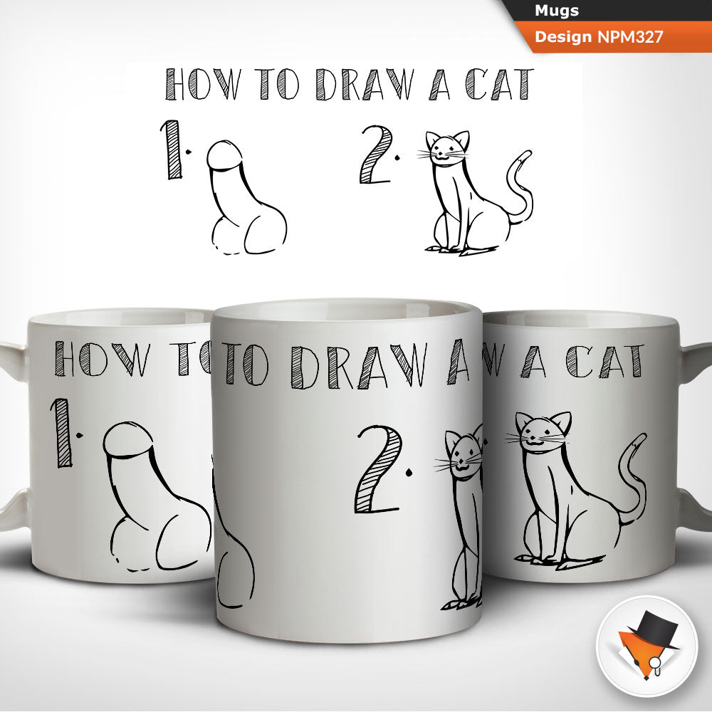 How to draw a cat adult humour