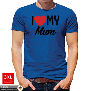 Love Mum Mens Novelty Cotton T-shirt