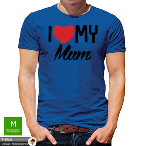 Love Mum Mens Novelty Cotton T-shirt