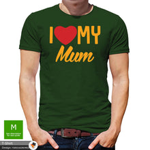 Load image into Gallery viewer, Love Mum Mens Novelty Cotton T-shirt