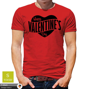 Valentines Day Mens Love Cotton T-shirt