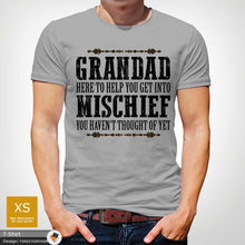 Load image into Gallery viewer, Grandad Mischief Mens Grandfather Cotton T-shirt