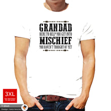 Load image into Gallery viewer, Grandad Mischief Mens Grandfather Cotton T-shirt