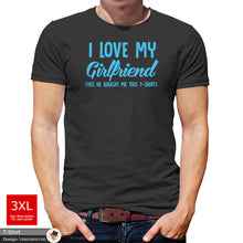 Load image into Gallery viewer, Love Boyfriend Mens Novelty Cotton T-shirt