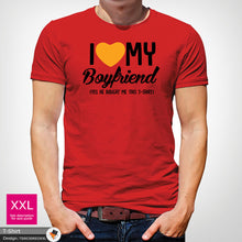 Load image into Gallery viewer, Love Boyfriend Mens Novelty Cotton T-shirt