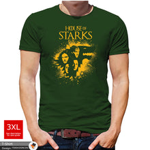 Load image into Gallery viewer, Stark Crest Mens Game Of Thrones Cotton T-shirt