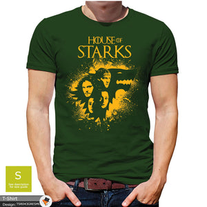 Stark Crest Mens Game Of Thrones Cotton T-shirt