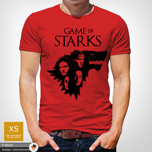Stark Crest Mens Game Of Thrones Cotton T-shirt