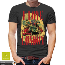 Load image into Gallery viewer, Love London Mens England Cotton T-shirt