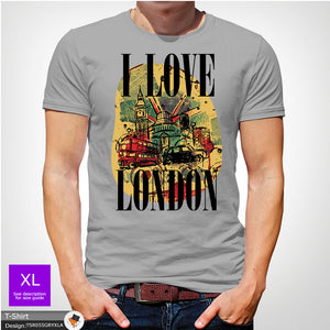 Love London Mens England Cotton T-shirt