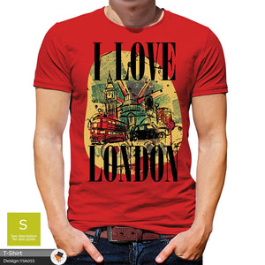 Love London Mens England Cotton T-shirt