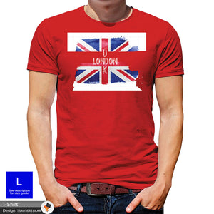 London England Mens Great Britian Cotton T-shirt