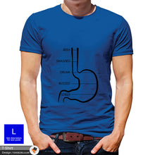 Load image into Gallery viewer, Irish Drinking Mens Blue St Patricks Cotton T-shirt