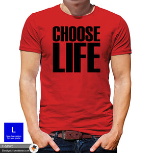 Choose Life Mens Wham Cotton T-shirt