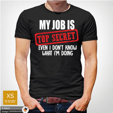 Load image into Gallery viewer, Job Secret Mens Novelty Funny Cotton T-shirt