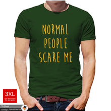 Load image into Gallery viewer, Normal People Mens Scare Me Cotton T-shirt
