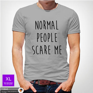 Normal People Mens Scare Me Cotton T-shirt