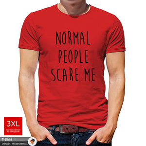 Normal People Mens Scare Me Cotton T-shirt