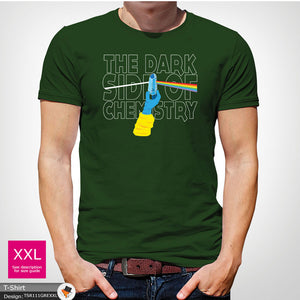 Dark Chemistry Mens Green Science Cotton T-shirt