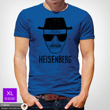 Load image into Gallery viewer, Heisenberg Walter Mens Blue Breaking Bad Cotton T-shirt