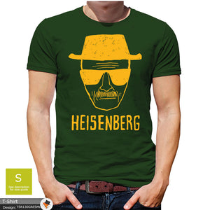 Heisenberg Walter Mens Blue Breaking Bad Cotton T-shirt