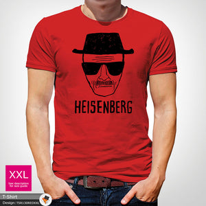 Heisenberg Walter Mens Blue Breaking Bad Cotton T-shirt