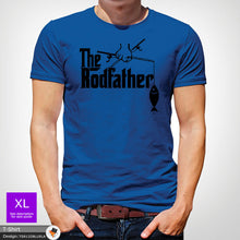 Load image into Gallery viewer, Rodfather Fishing Mens GodFather Novelty T-shirt