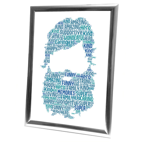 Gifts For Uncle Christmas Present Framed Word Art Print Or Card Unique Birthday Anniversary Thank You Baby Shower Keepsake Him Uncle Brother Dad Grandad Beard